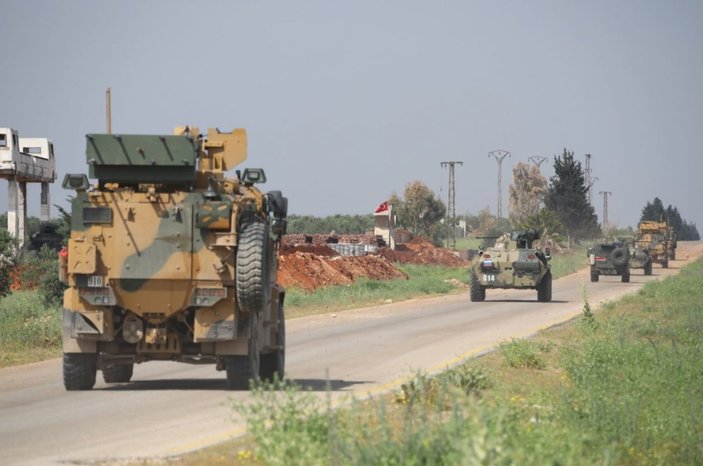 İdlib'de 7'nci Türk-Rus kara devriyesi yapıldı