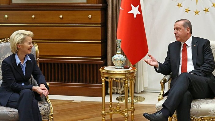 Erdoğan, AB Komisyon Başkanı ile görüştü