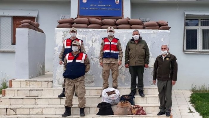 Elazığ'da kaçak salep soğanı toplayan 6 kişiye ceza