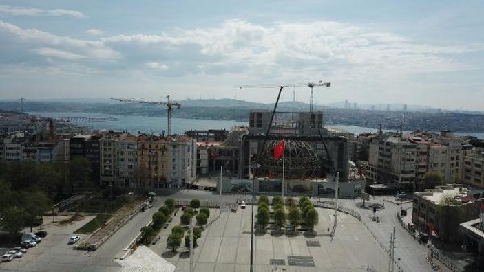 Yeni Atatürk Kültür Merkezi yükselmeye başladı