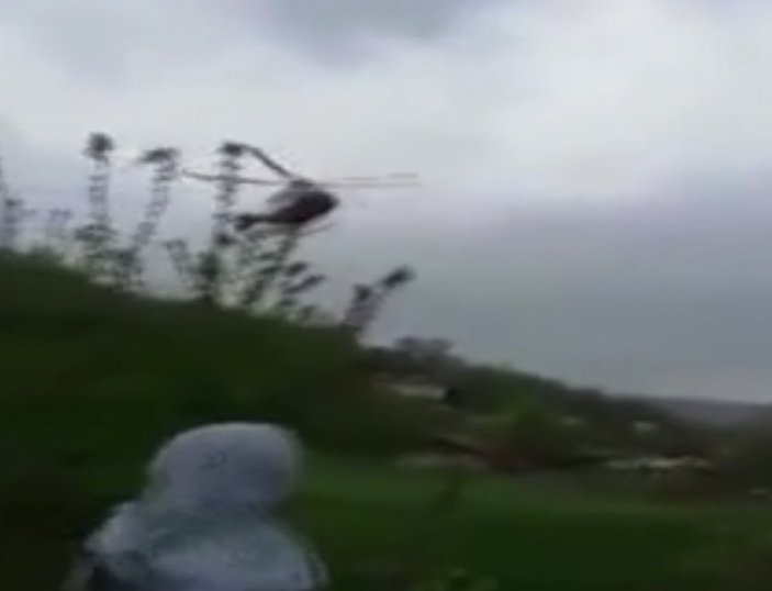 Samsun'da ambulans helikopterin tarlaya inişine izin vermediler