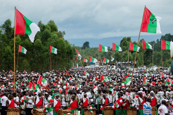 Burundi'de koronaya rağmen seçim mitingi