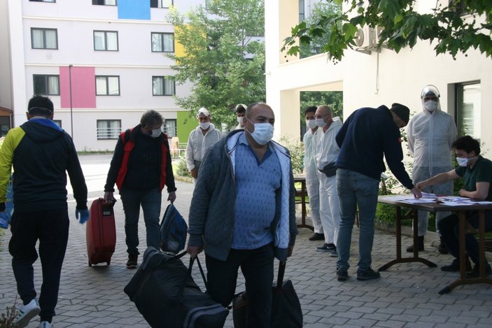 Hollanda'dan getirilen 349 kişinin tamamı evlerine döndü