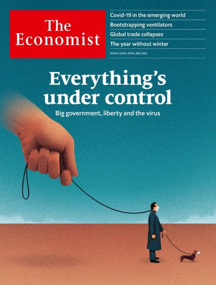 The Economist’in kapağı: Her şey kontrol altında