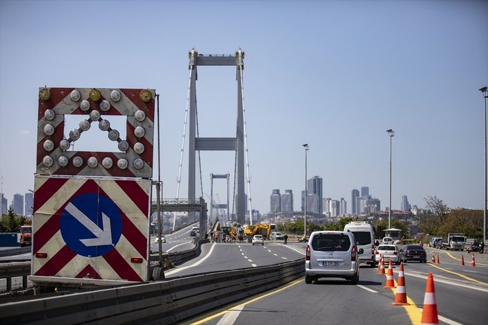 15 Temmuz Şehitler Köprüsü'ne araç sayım sistemi kuruluyor