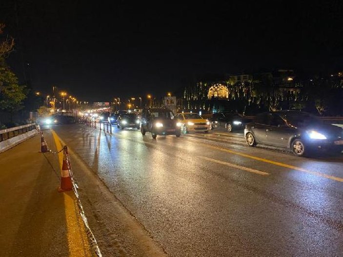 İstanbul'da sokağa çıkma kısıtlaması sonrası trafik