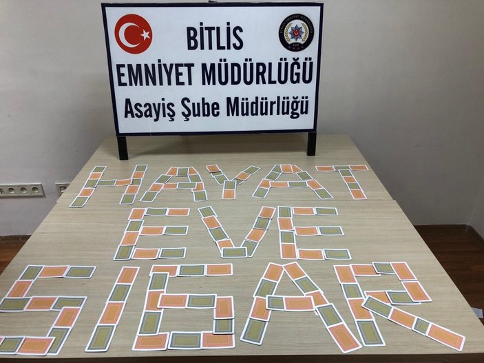Bitlis'te kumar oynayan 6 kişiye 26 bin lira para cezası