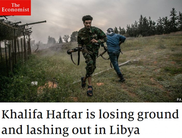 Economist: Türk İHA'ları Libya'da dengeleri değiştirdi
