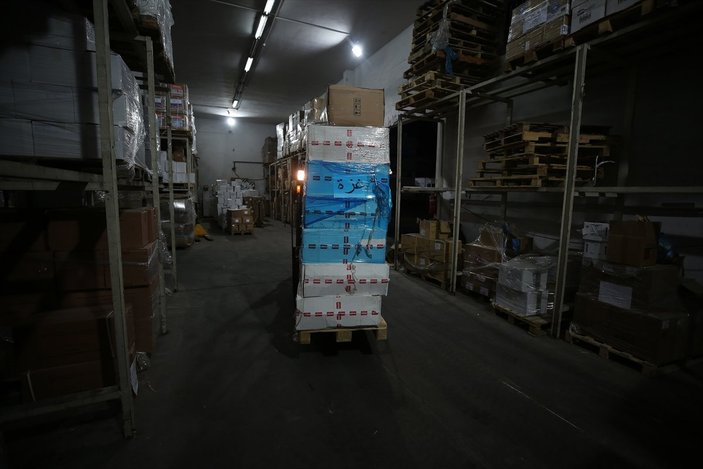 Türkiye'nin gönderdiği tıbbi malzemeler Gazze'de
