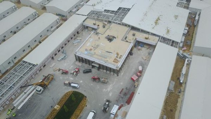 Atatürk Havalimanı'ndaki hastane inşaatında son durum
