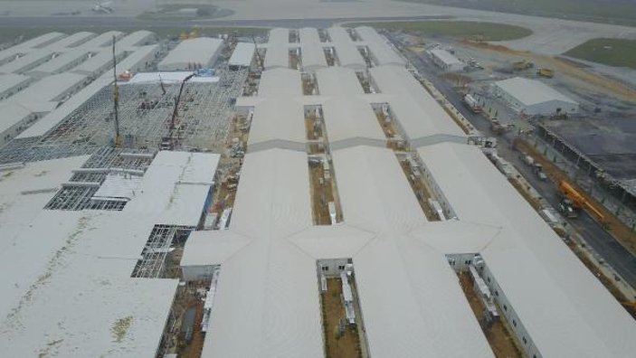 Atatürk Havalimanı'ndaki hastane inşaatında son durum