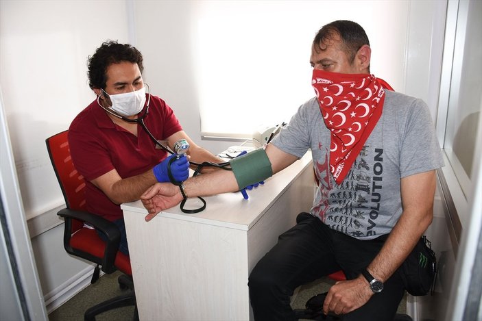 Motosiklet tutkunları, Bodrum'da kan bağışladı