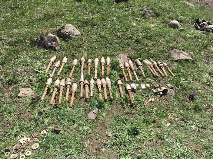 Van'da PKK'ya ait roketatar mühimmatı bulundu