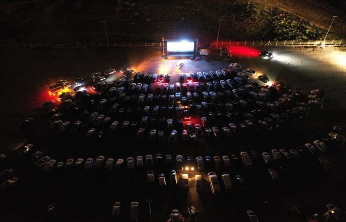Nevşehir'de arabalı sinema etkinliği