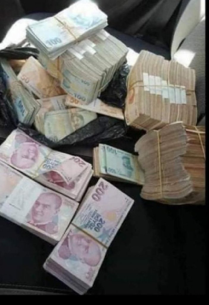 Aksaray'da paralarla paylaşım yapan hırsız yakalandı
