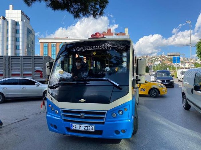 Maltepe'de fazla yolcu alan minibüsçüye ceza