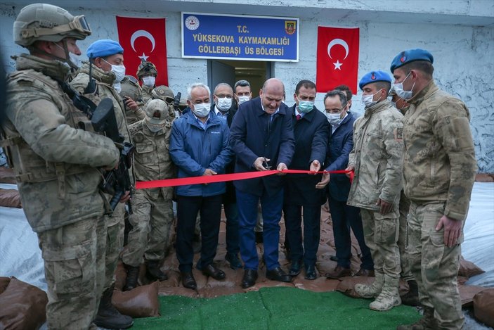 Bakan Soylu, Yüksekova'da üs bölgesinin açılışını yaptı