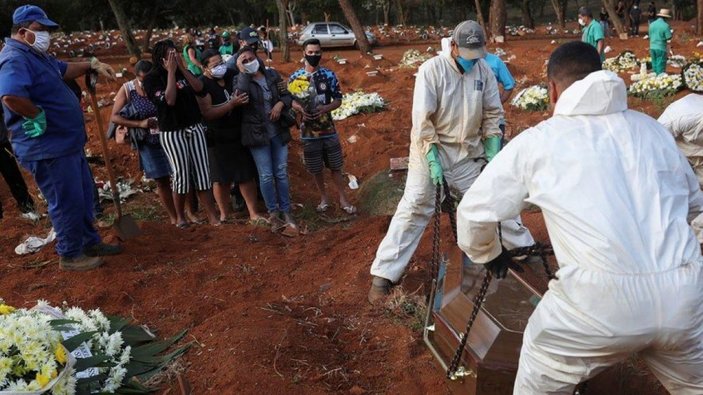 Brezilya'da koronadan ölenlerin sayısı 22 bin 13 oldu