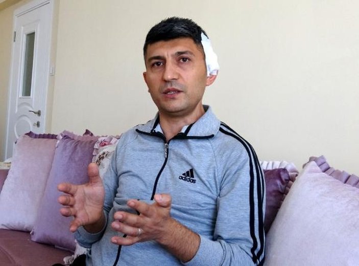 Afyonkarahisar'da kürekle yaralanan karakol amiri konuştu