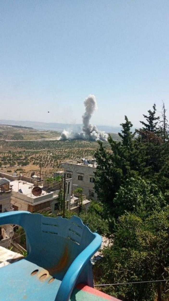 İdlib'de, TSK konvoyunun geçişi sırasında EYP patlatıldı