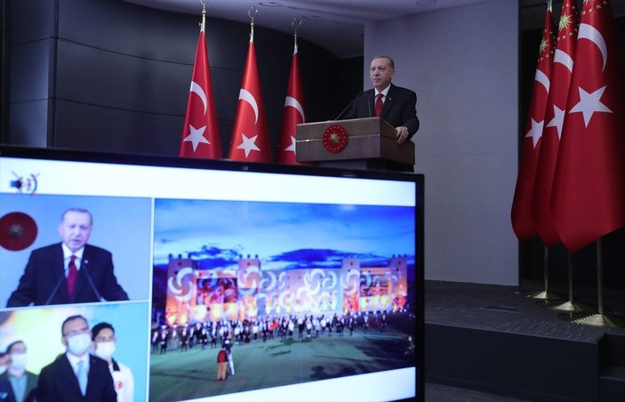 Erdoğan fetih etkinliğinde konuştu.