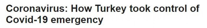 BBC'den Türkiye'ye koronayla mücadele övgüsü