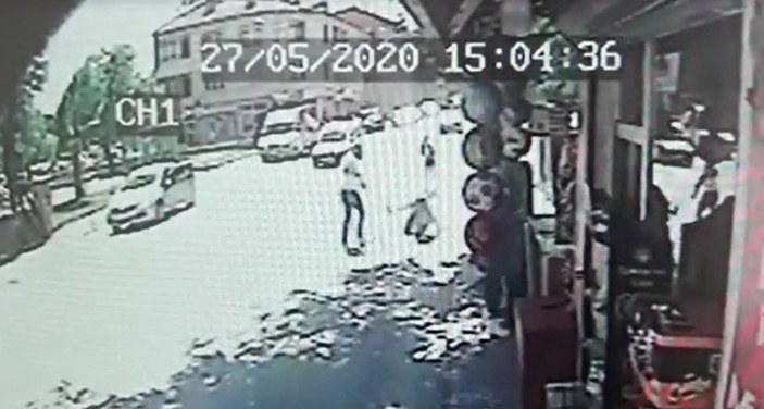 Konya'da eşini vuran şahsın görüntüleri ortaya çıktı