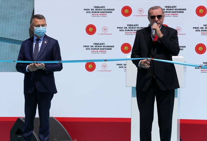 Yeşilköy'deki salgın hastanesi açıldı