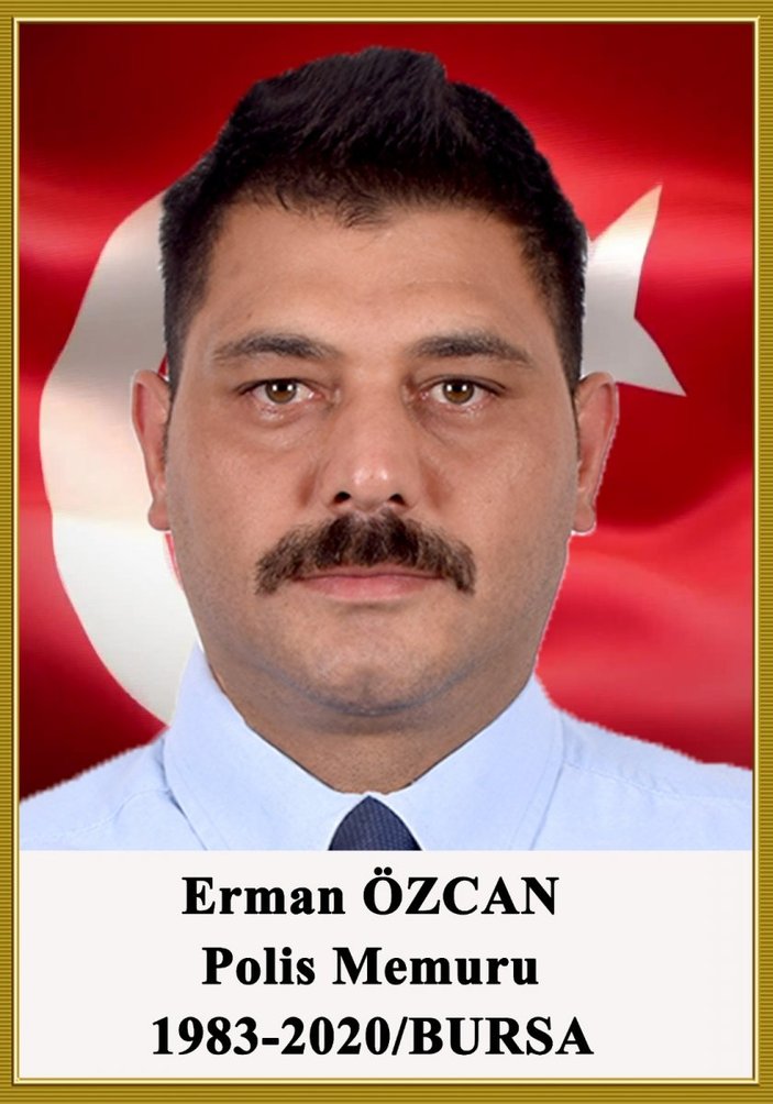 Şehit polis memuru Erman Özcan son yolculuğuna uğurlandı
