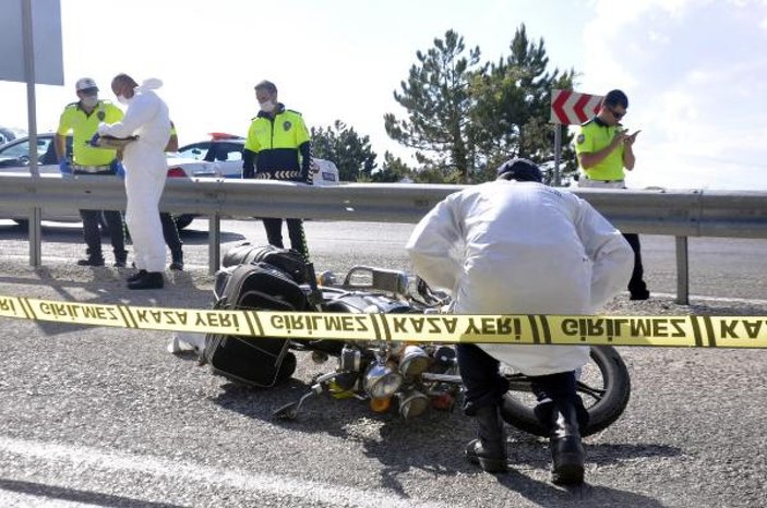 Karaman'da bariyere çarpan motosikletin sürücüsü öldü