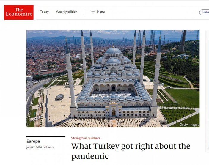 The Economist, Türkiye’nin koronavirüs başarısını övdü