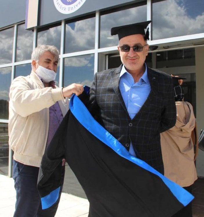 Atatürk Üniversitesi'nde online mezuniyet töreni