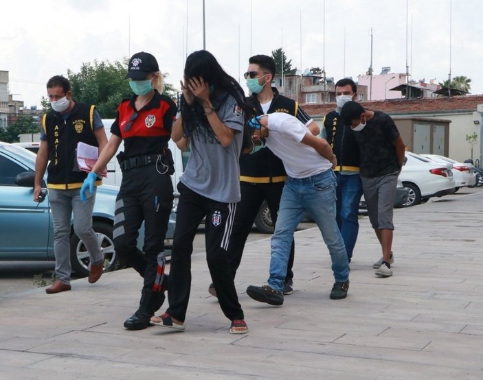 Adana'da otomobilli kapkaççılar tutuklandı