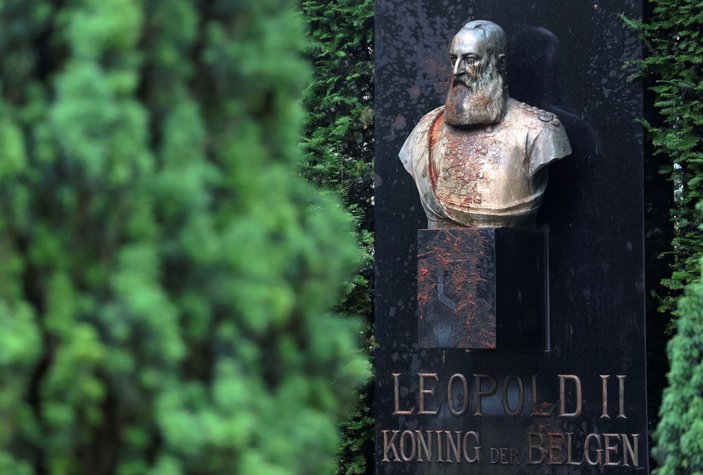 Belçika'da sömürgeci Kral 2. Leopold'un büstü kaldırıldı