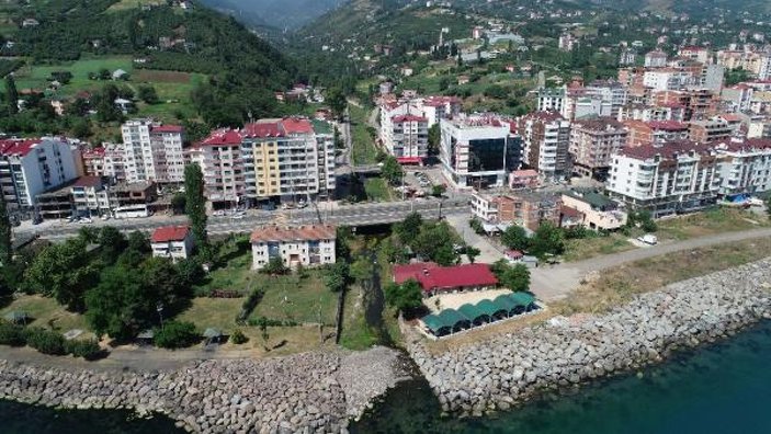 Trabzon'da dere yatakları tekrar yapılarla doldu