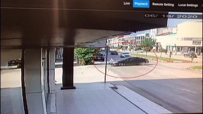 Bursa'da motosikletle otomobil çarpıştı