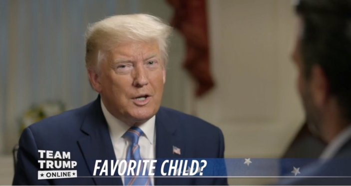 Trump'ın oğlu ile babalar günü özel röportajı