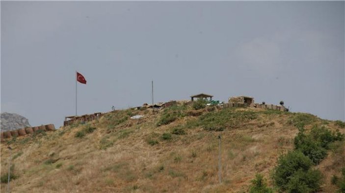 Hakkari'de PKK'lılara ait mühimmat ele geçirildi