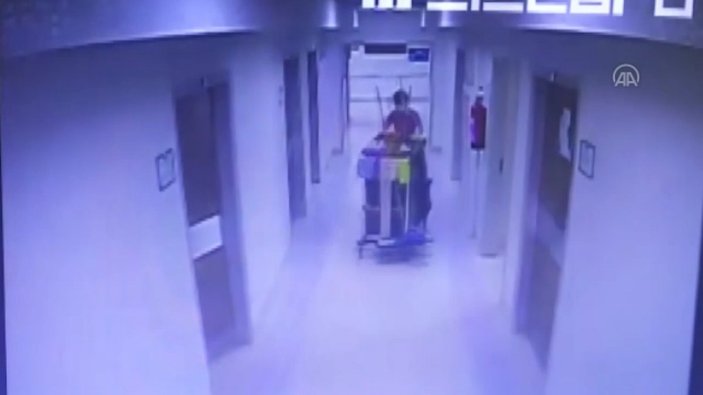 Kayseri'de, hastanelerden hırsızlık yapan şahıs yakalandı