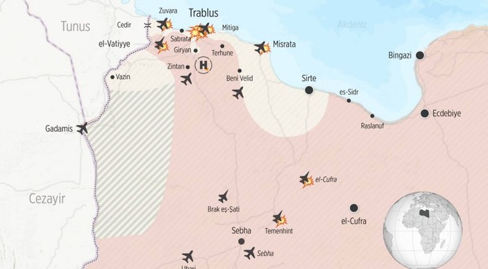 Libya'da kontrolün sağlanmasının yolu Cufra'dan geçiyor