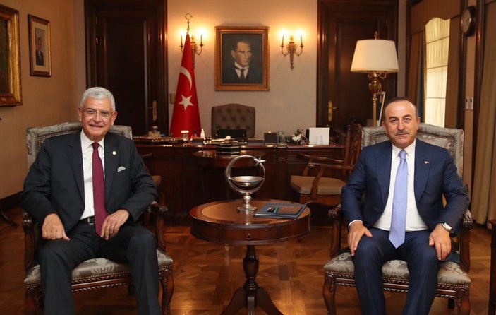Çavuşoğlu, BM 75. Genel Kurul Başkanı Bozkır ile görüştü