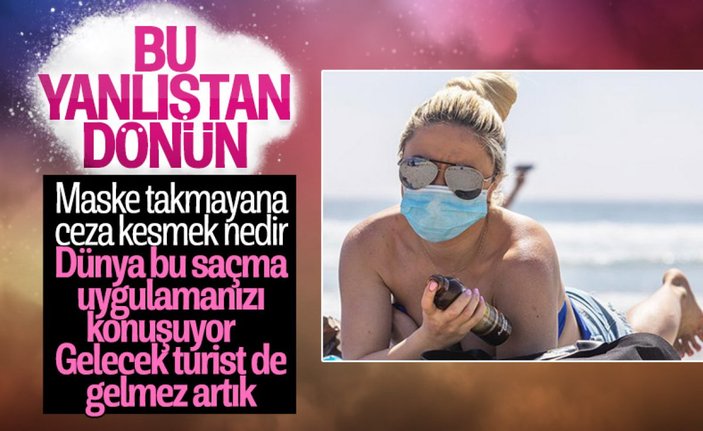 Türkiye'de kesilen maske cezaları dünya medyasında