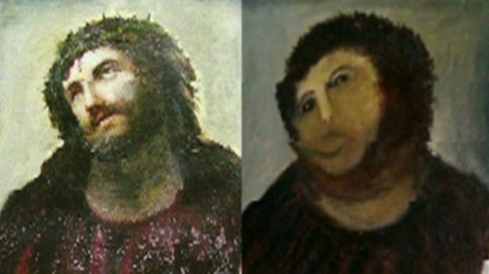 400 yıllık Hz. Meryem tablosu restorasyon kurbanı oldu