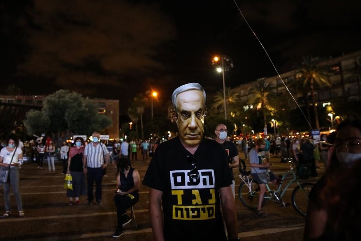 İsrail'de ilhak karşıtı protesto düzenlendi