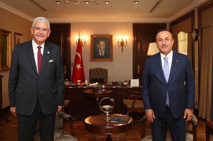 Çavuşoğlu, BM 75. Genel Kurul Başkanı Bozkır ile görüştü