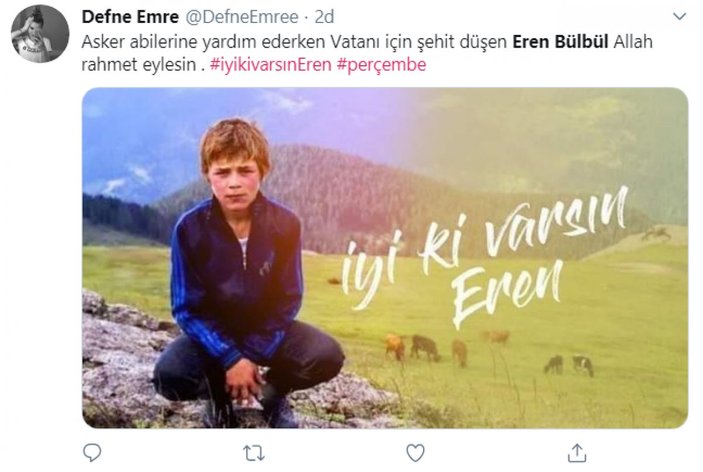 Eren Bülbül'ün paylaşımı yeniden yürek sızlattı