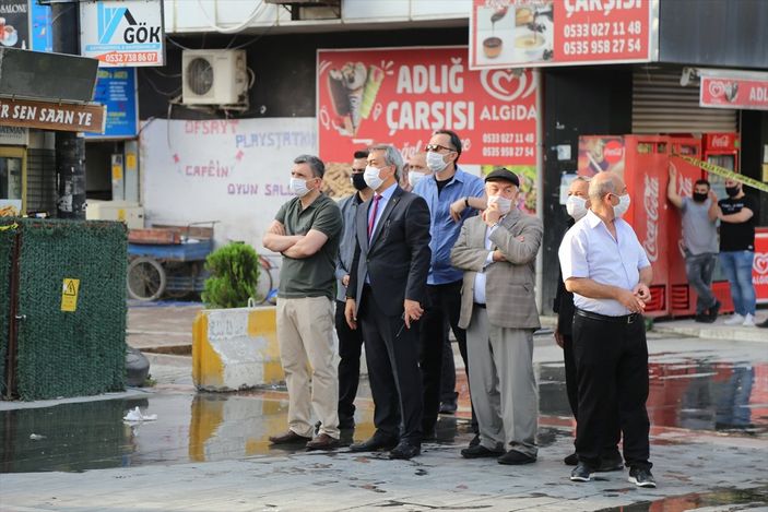 a Batman'da alışveriş merkezi cayır cayır yandı