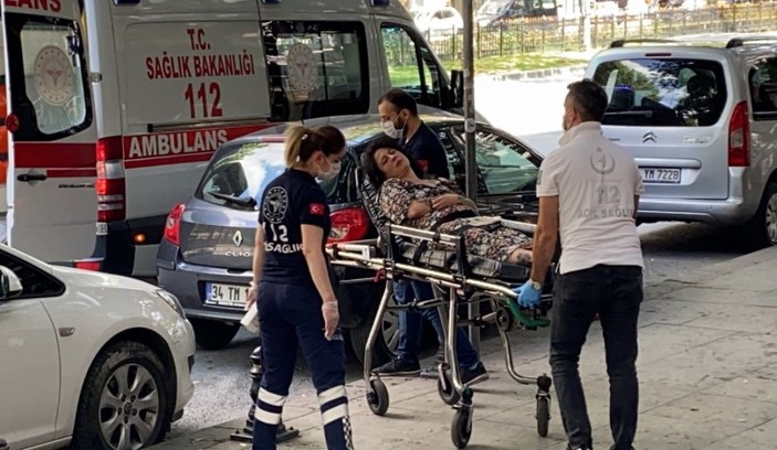 İstanbul’un göbeğinde sızan genç kadın