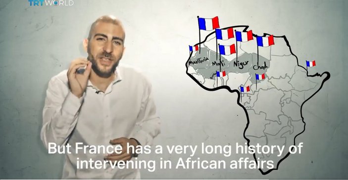 TRT World'ün haberi Fransa'da gündem oldu