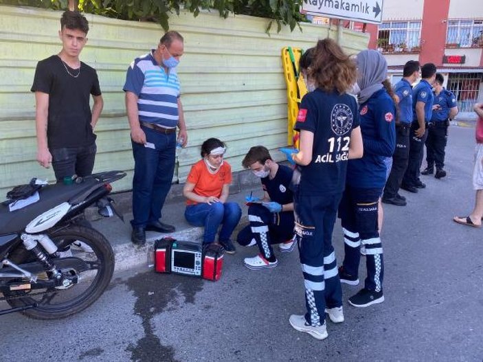 İstanbul'da sınava giden genç kız yaralandı